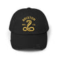 Distressed Brixton Cobra Cap — Vintage Embroidered Snake Hat Hats Printify