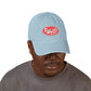 Denim Hat — Embroidered “Beer Me” Vintage Patch Cap