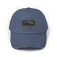 Explorer Wild Spirit Distressed Cap — Mountain Outdoors Dad Hat Hats Printify Scotland Blue One size