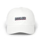 Boomer Embroidered Dad Cap – Retro Patch Baseball Hat Hats Printify White One size