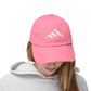 Distressed Mountain Hat — Minimal White Peak Embroidered Cap