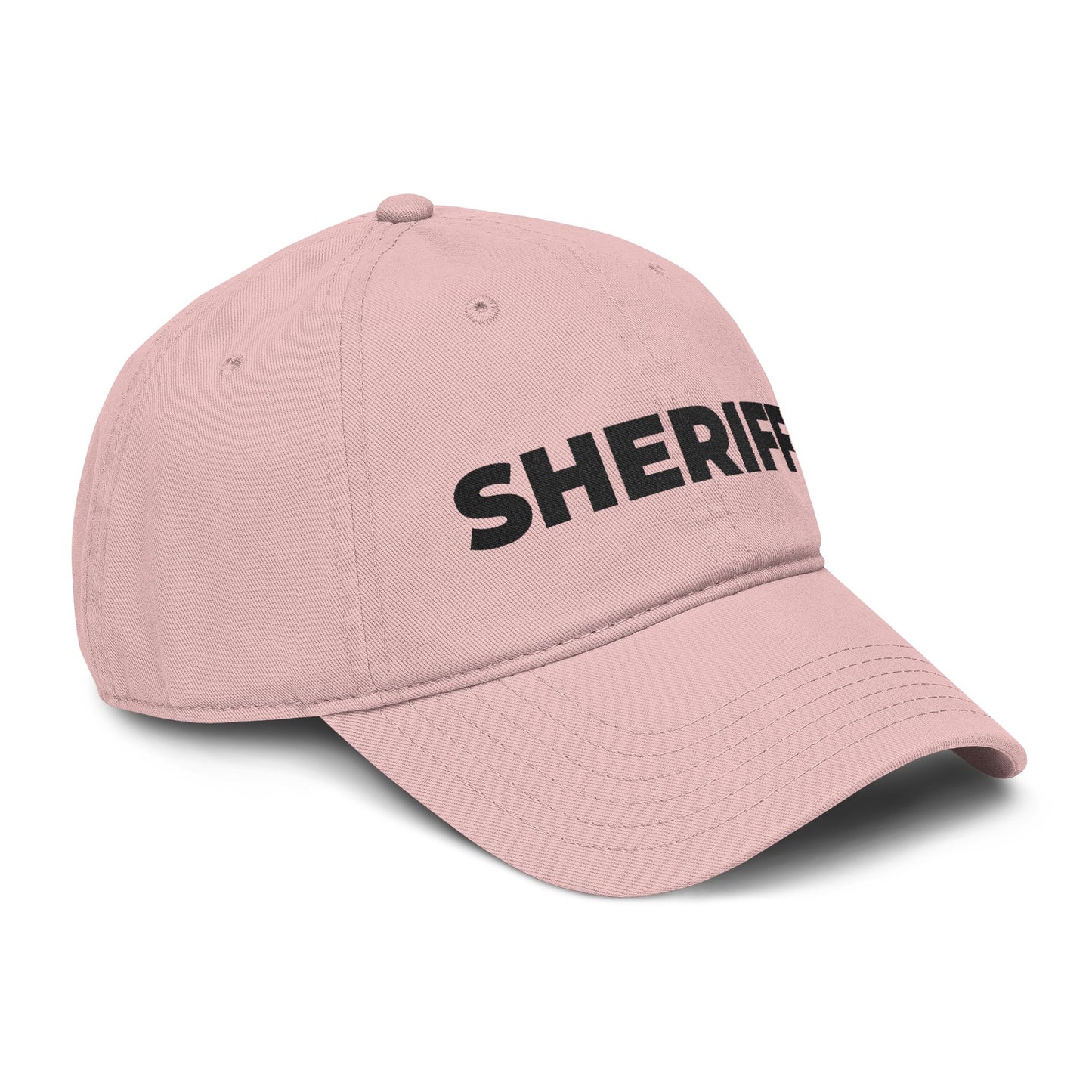 Sheriff Floral Embroidered Baseball Cap