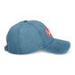Denim Hat — Embroidered “Beer Me” Vintage Patch Cap