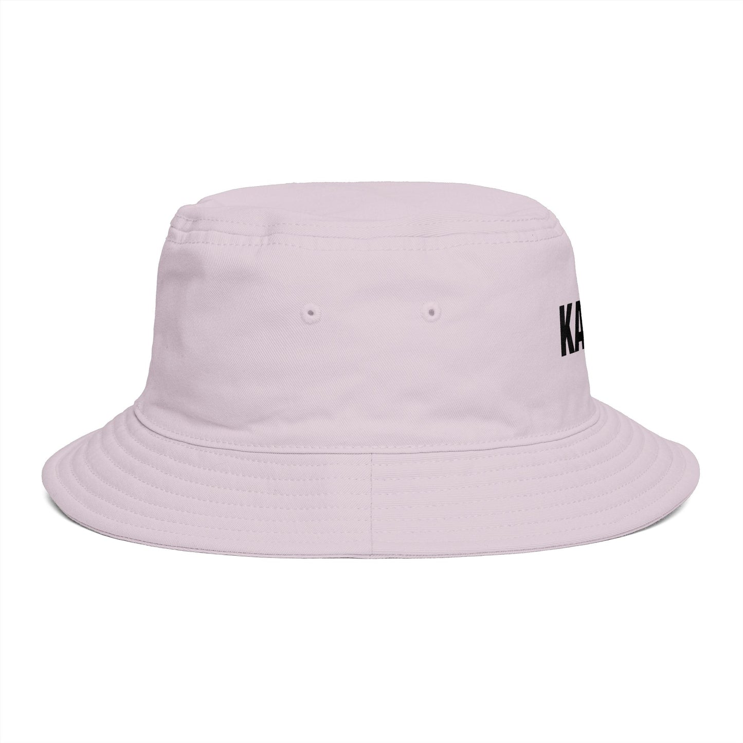 Karen Bucket Hat — Bold Name Embroidered Casual Cotton Sun Hat