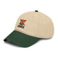 No Kings Washed Baseball Cap — Distressed Crown Embroidered Hat Hats Printify