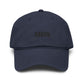 Karen Embroidered Washed Baseball Cap Hats Printify One size Navy