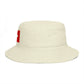 Swiss Cross Brown Bucket Hat — Alpine Flag Patch Sun Hat Hats Printify