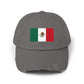 Mexico Flag Distressed Cap — Vintage Mexican Flag Dad Hat Hats Printify Nickel One size