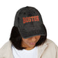 Vintage Embroidered Cap — Retro Sunset Patch Baseball Hat Hats Printify