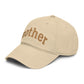 Mother Glitter Washed Baseball Cap — Sparkle Mom Hat for Mother's Day & Gifts