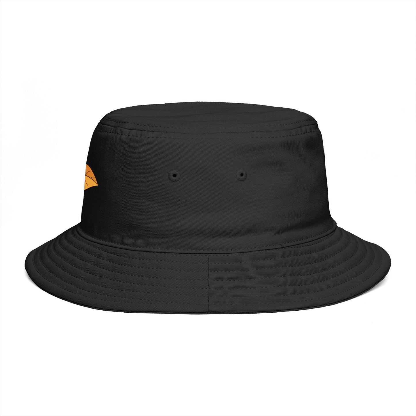 Autumn Leaf Bucket Hat — Brown Fall Outdoor Sun Hat