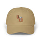 Dad Cap - Floral Lighter Patch Embroidered Baseball Hat Hats Printify Khaki One size