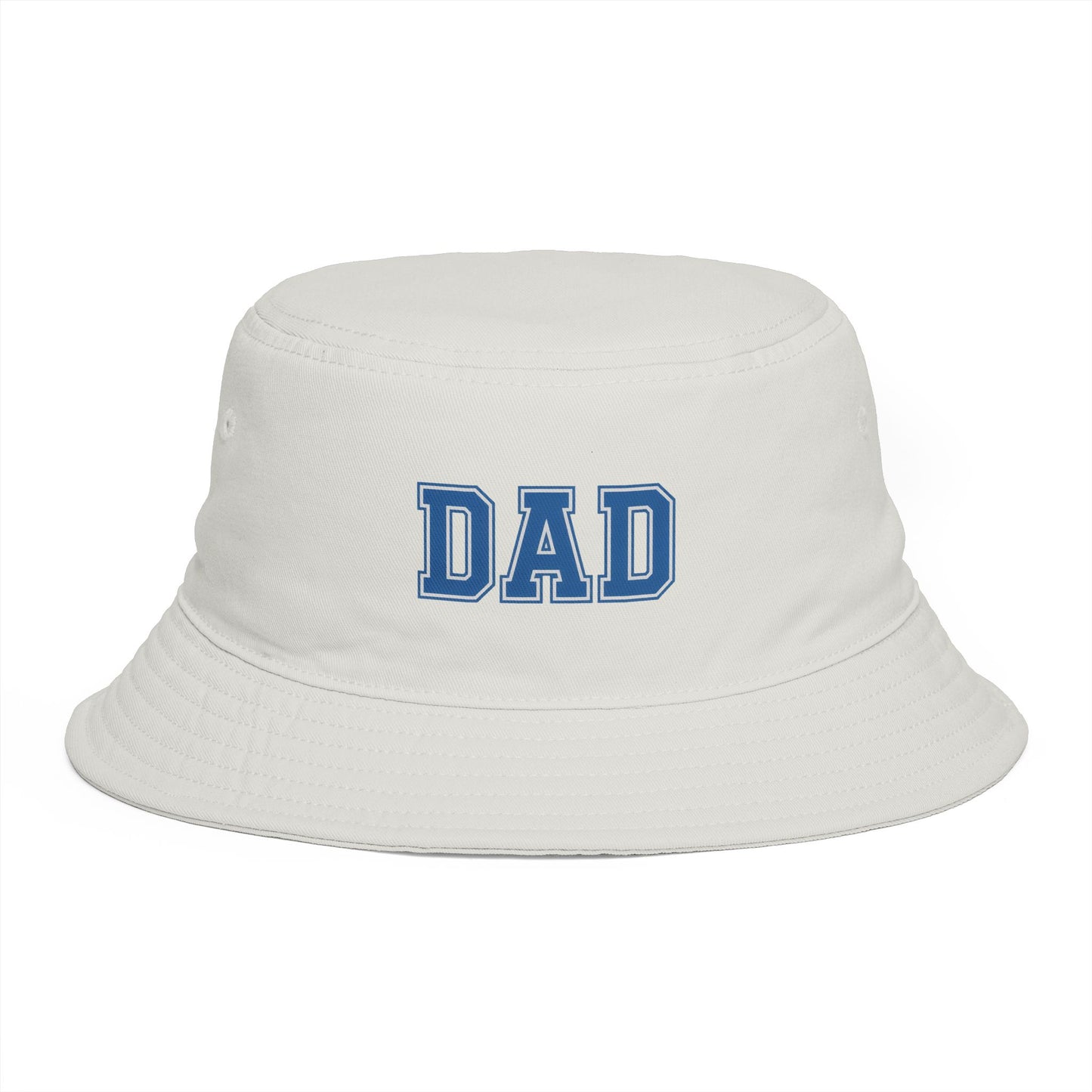 Dad Bucket Hat - Embroidered Collegiate Style Fathers Day Gift Hats Printify One size Ecru