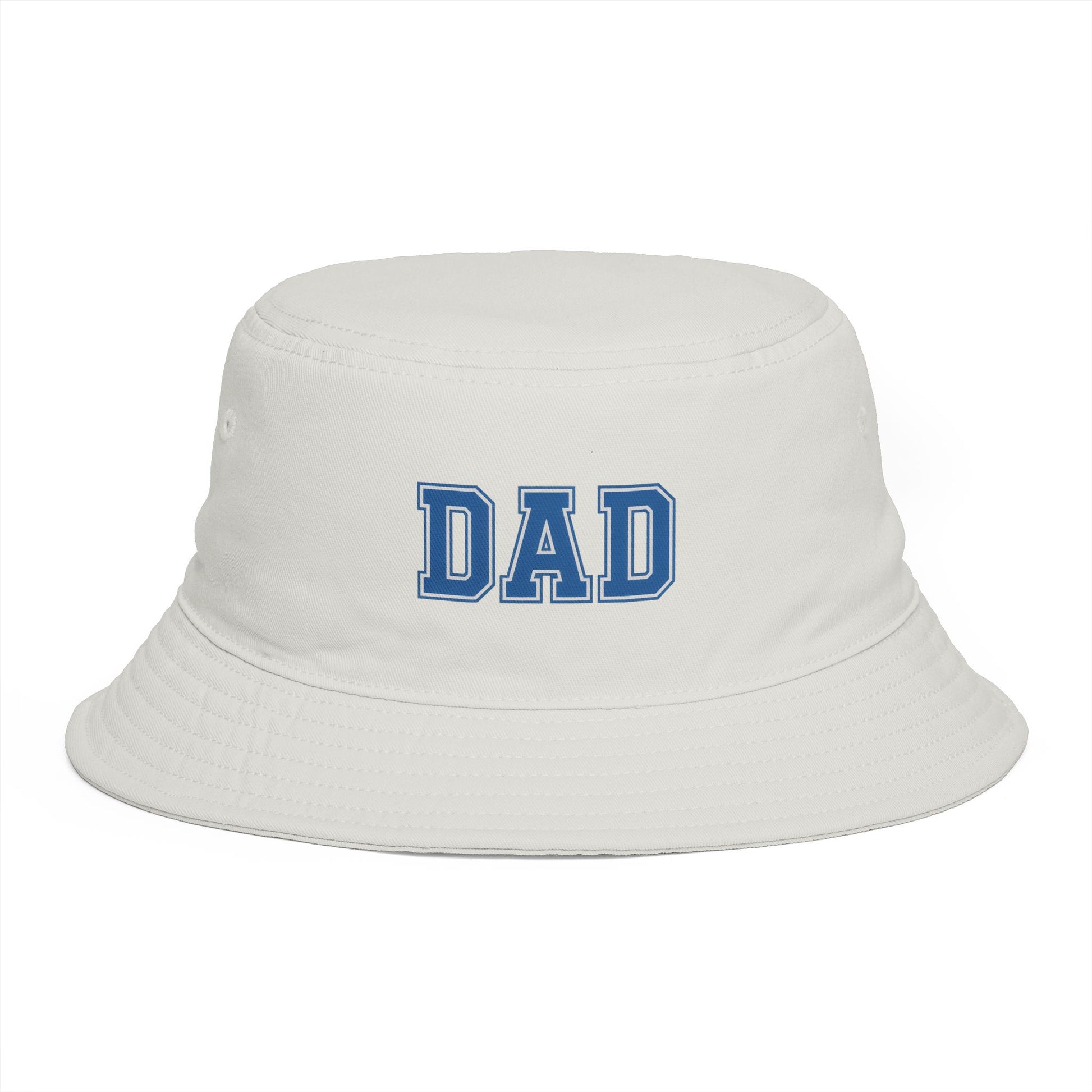 Dad Bucket Hat - Embroidered Collegiate Style Fathers Day Gift Hats Printify One size Ecru
