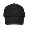 London Embroidered Washed Baseball Cap Hats Printify One size Black