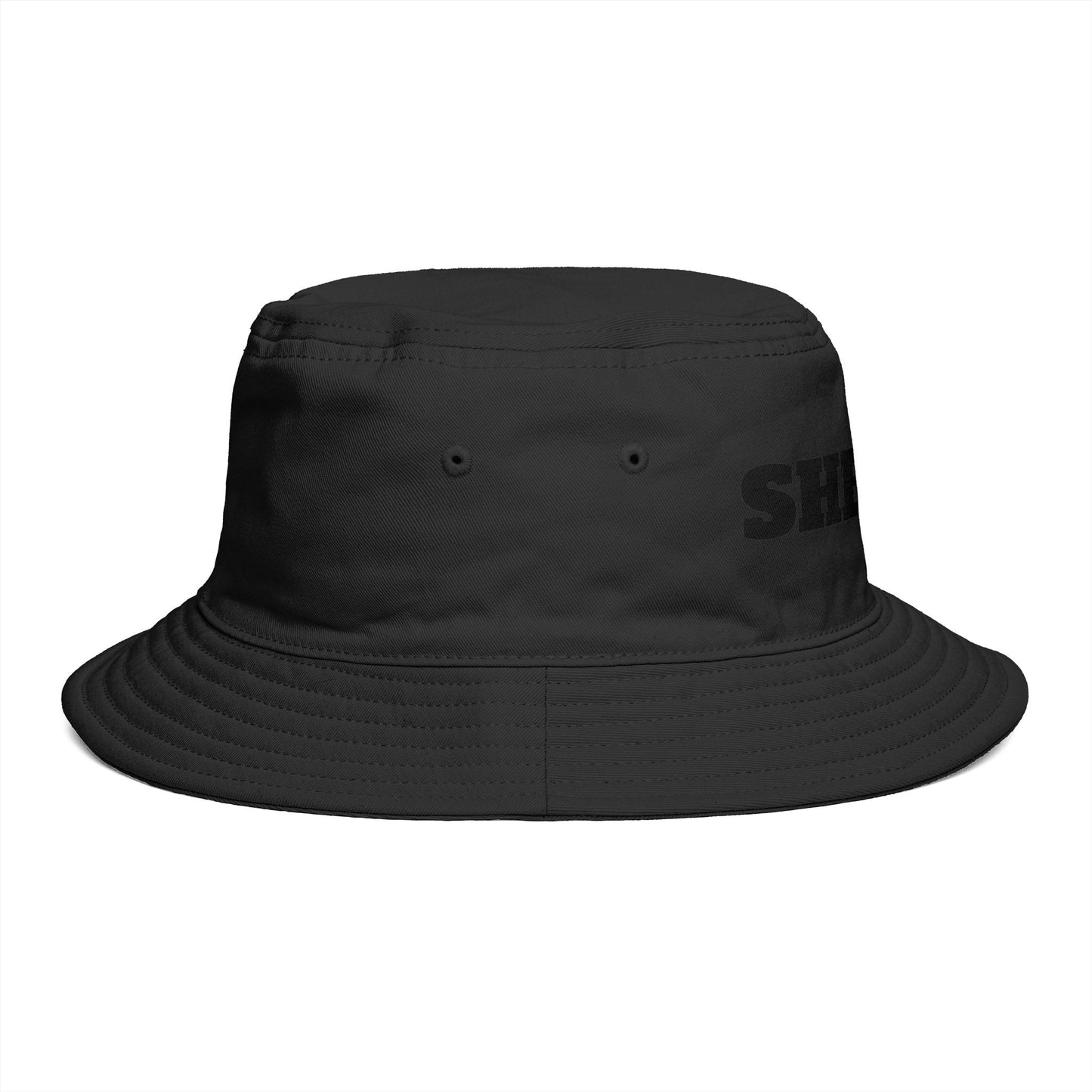 Shriff Bucket Hat — Retro Western Brown Cotton Sun Hat Hats Printify
