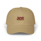 Embroidered 'Jew' Dad Cap — Casual Pride Baseball Hat Hats Printify Khaki One size