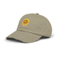 Distressed Melting Smiley Cap — Grunge Drip Dad Hat Hats Printify