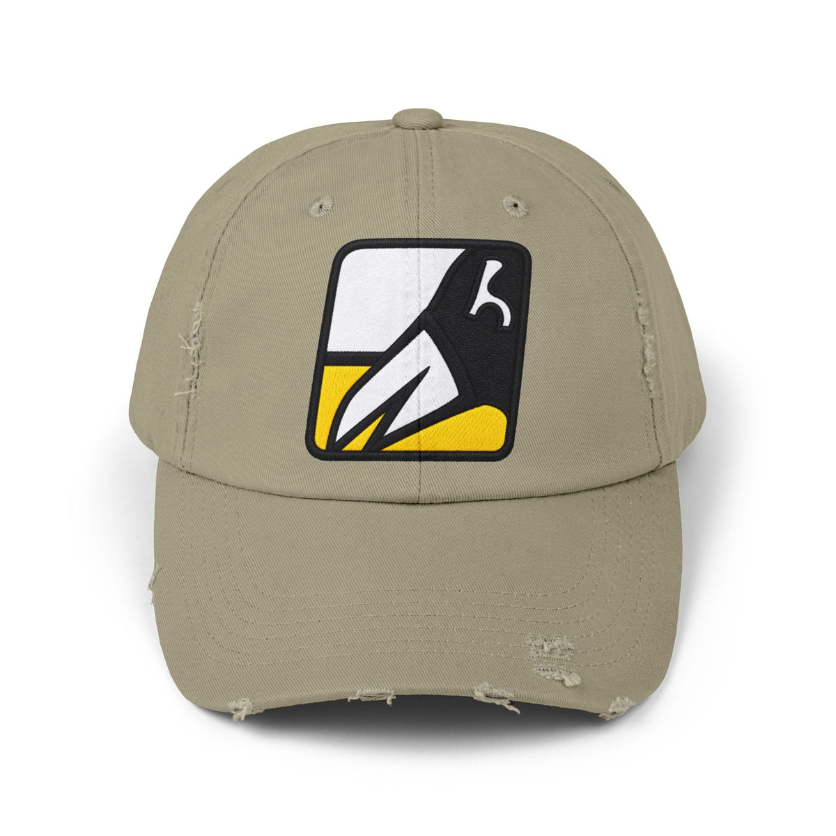 Unisex Distressed Cap Hats Printify Light Olive One size