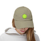 Distressed Tennis Ball Cap — Vintage Sport Dad Hat Hats Printify