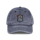 Embroidered Vintage Wave Cap Hats Printify One size Navy