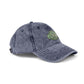 Vintage Embroidered Cap - Retro Green Crest Logo Dad Hat Hats Printify
