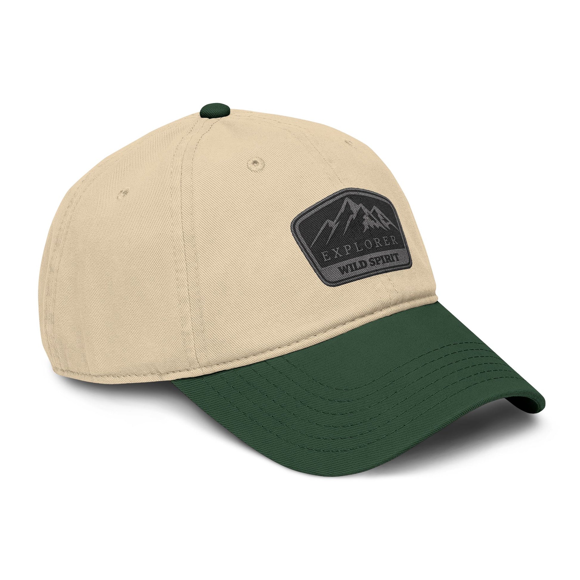 Explorer Wild Spirit Washed Baseball Cap Hats Printify