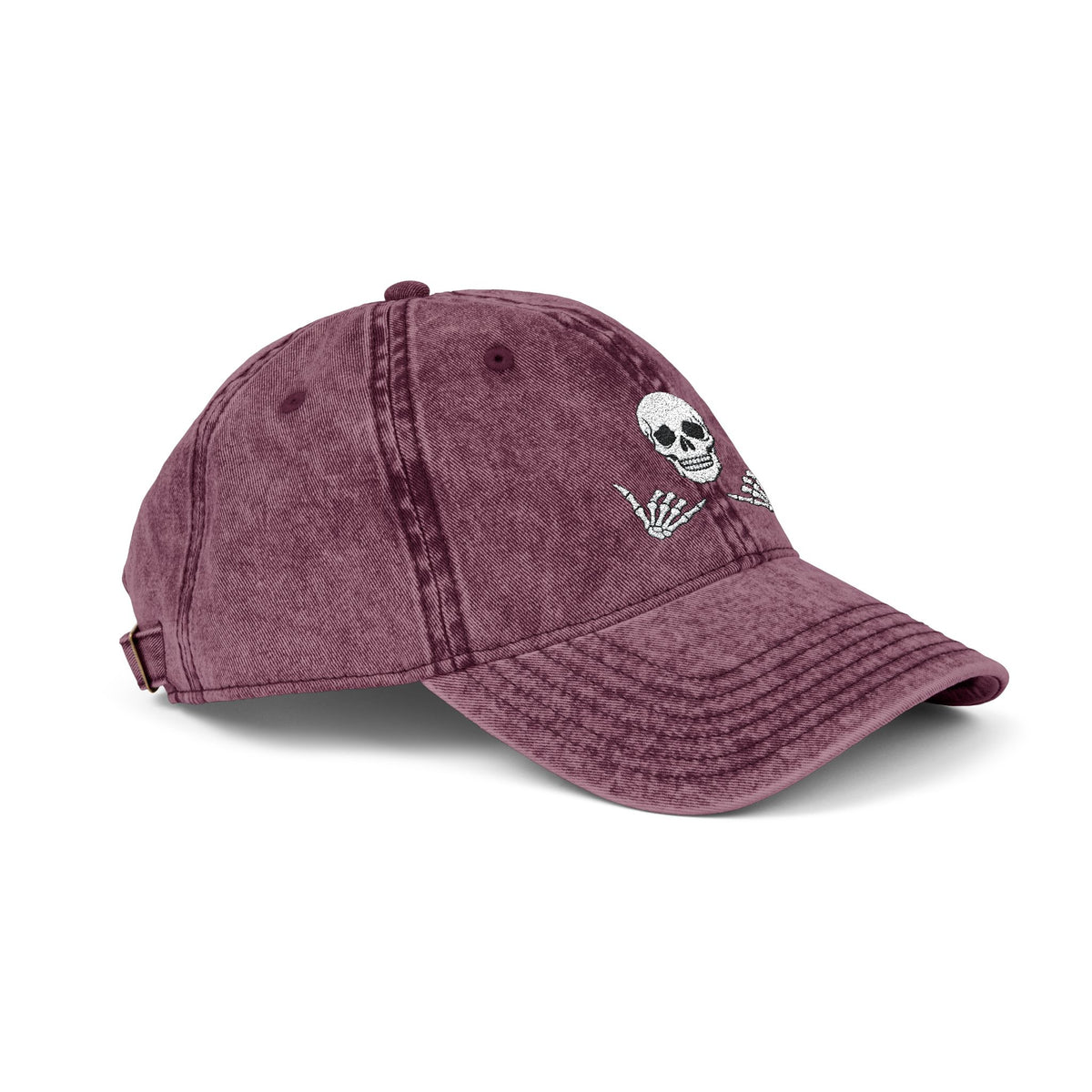 Dead Chill – Skull & Skeleton Hands Baseball Cap Hats Printify