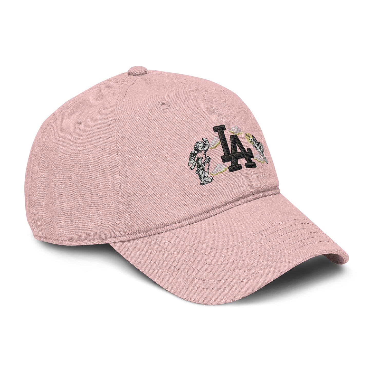 Washed Baseball Cap with LA Embroidered Astronauts