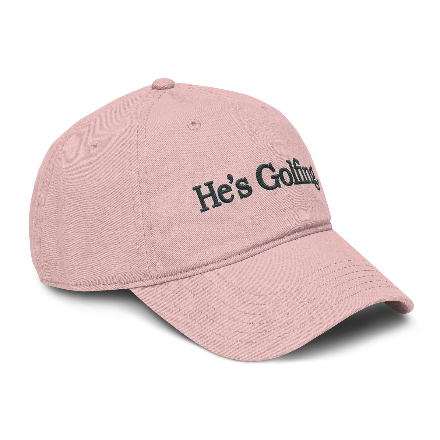 He's Golfing Washed Baseball Cap – Casual Golf Hat for Men