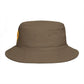 Smiley Drip Bucket Hat — Retro Melted Smile Face Sun Hat Hats Printify