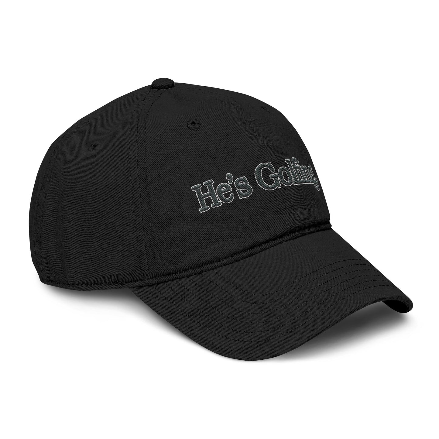 He's Golfing Washed Baseball Cap – Casual Golf Hat for Men