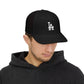 Embroidered LA Logo Snapback Trucker Cap Hats Printify