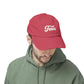 Texas Distressed Baseball Cap — Vintage Script Embroidered Hat