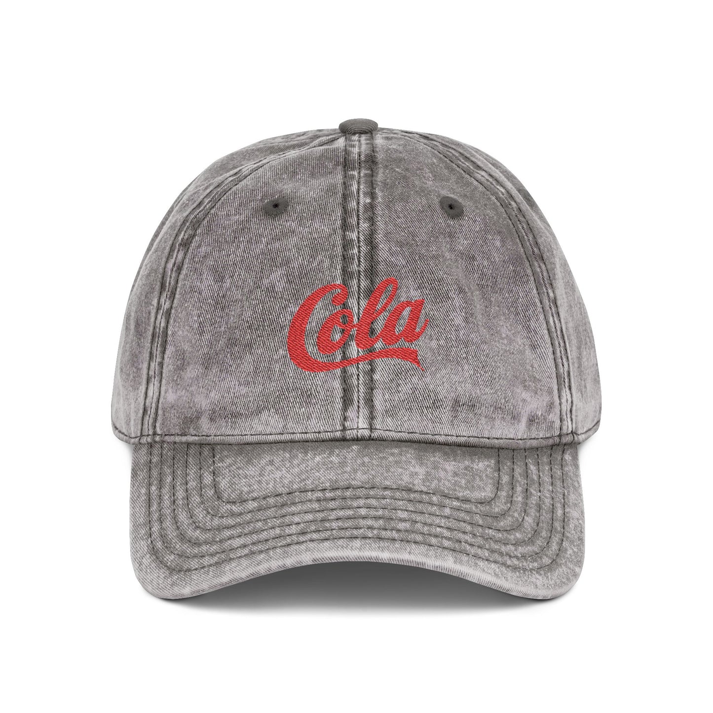 Vintage Cap (Embroidery) Hats Printify One size Charcoal Grey