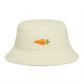 Carrot Emoji Bucket Hat — Cute Vegetable Graphic Summer Hat Hats Printify