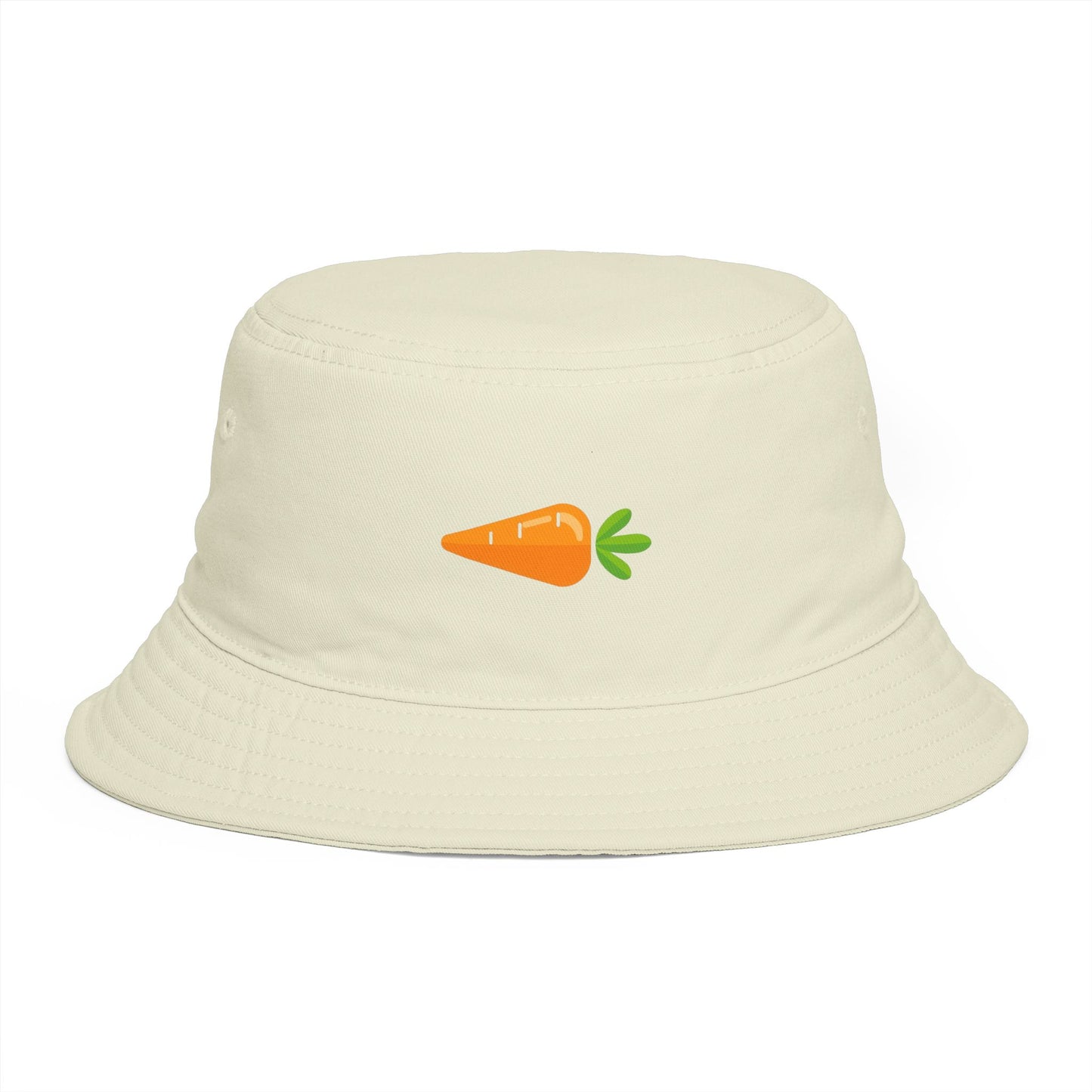 Carrot Emoji Bucket Hat — Cute Vegetable Graphic Summer Hat Hats Printify