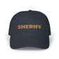 Sheriff Floral Dad Cap — Embroidered Sheriff Hat Hats Printify Navy One size
