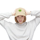 Distressed Black Cap with Green Cannabis Leaf Embroidery Hats Printify