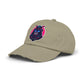 Samurai Skull Distressed Cap — Neon Retro Gamer Hat Hats Printify