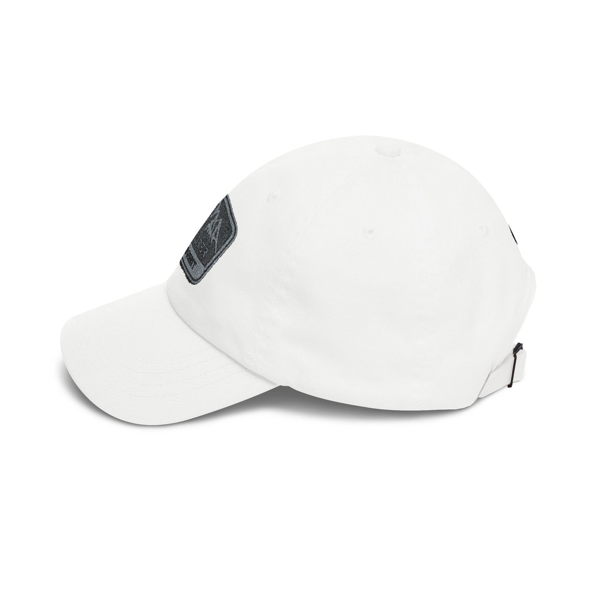 Explorer Wild Spirit Dad Cap — Embroidered Mountain Patch Baseball Hat Hats Printify