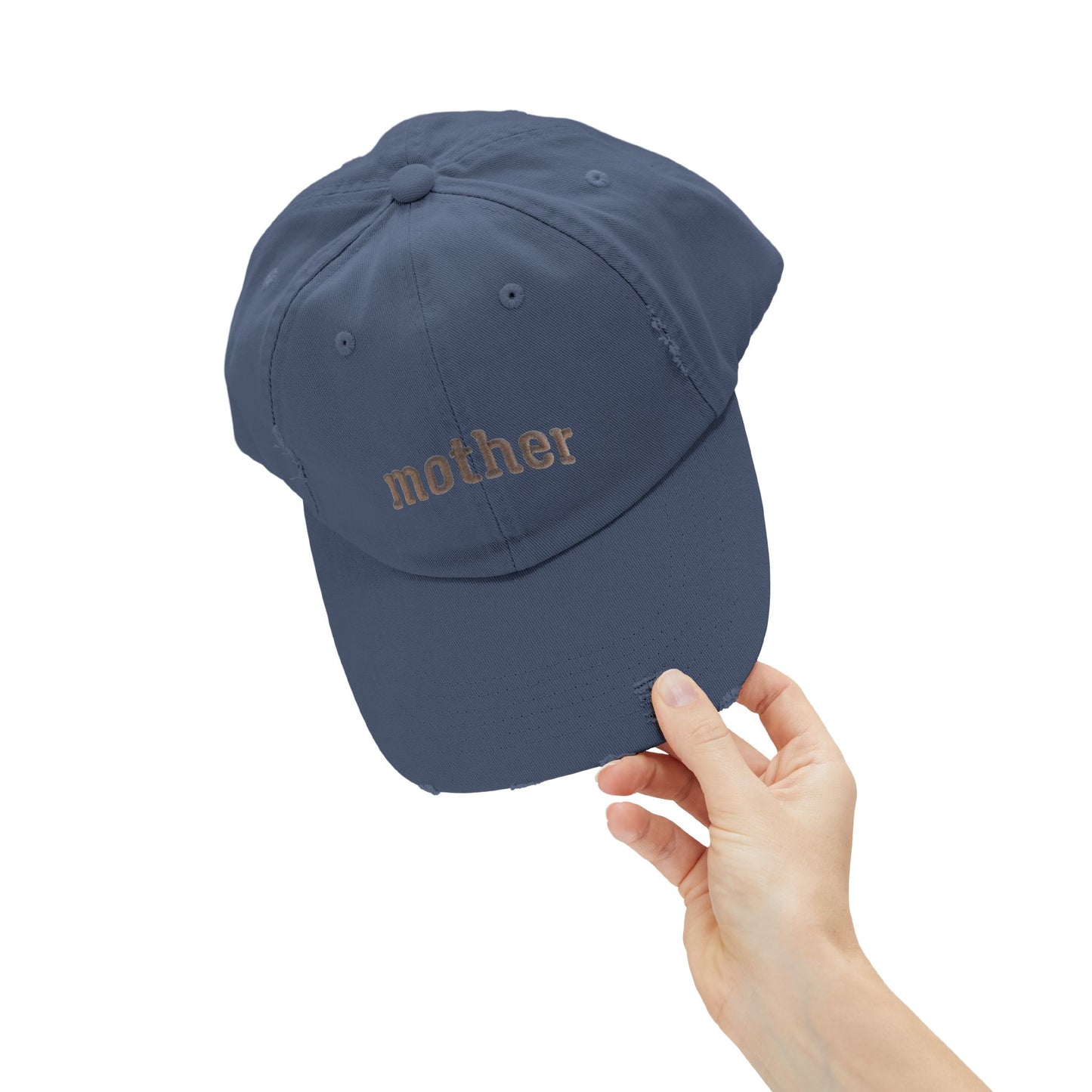 Mother Distressed Baseball Cap — Vintage Mom Hat, Casual Everyday Mom Gift