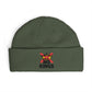 Cuff Beanie — 'No Kings' Streetwear Embroidered Beanie Hats Printify One size Cypress