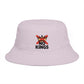 No Kings Bucket Hat — Rebellious Crown Graphic Cotton Bucket Hat Hats Printify One size Orchid