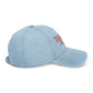Tanned & Tipsy Embroidered Hat — Casual Denim Cap for Beach Days & Vacations