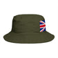 Union Jack Bucket Hat — British Flag Cotton Sun Hat