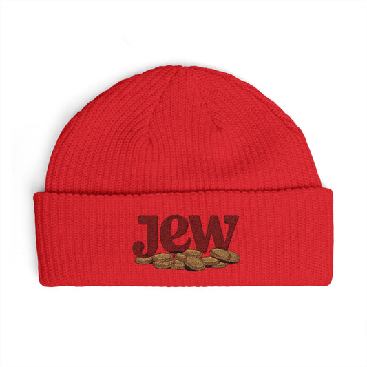 Cuff Beanie Hats Printify One size Red