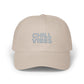 Dad Cap — "Chill Vibes" Embroidered Baseball Hat Hats Printify Stone One size