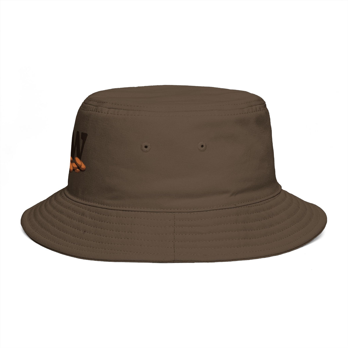 Bucket Hat — 'Jew' Logo with Bagels Embroidery | Retro Jewish Food Pride Cap