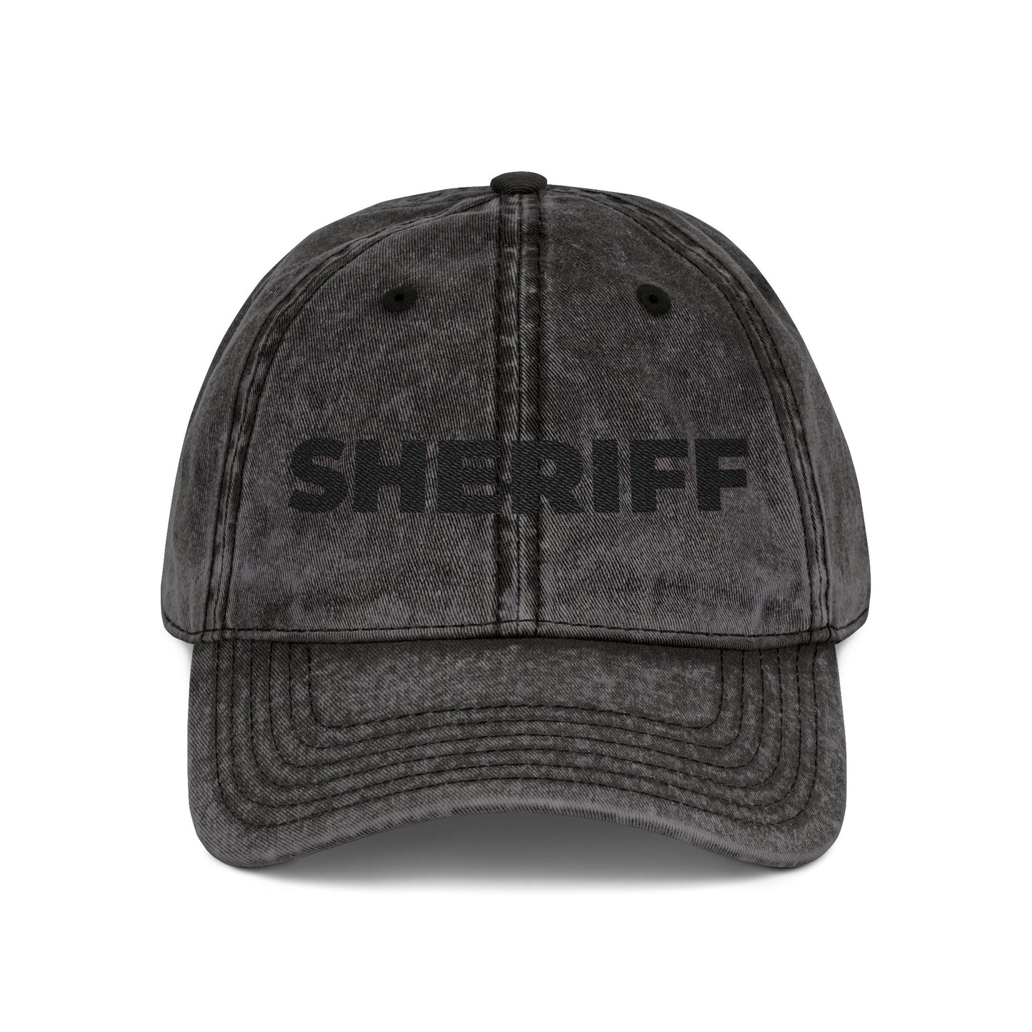 Vintage Cap (Embroidery) Hats Printify One size Black